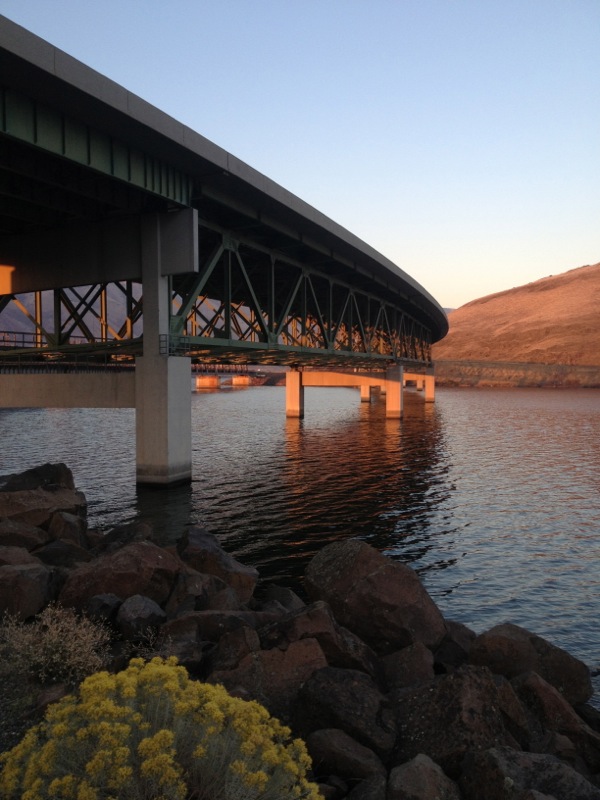 Snake again, the Columbia