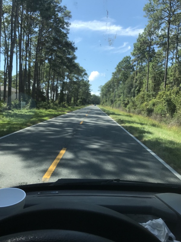 Heading north two days ahead of Hurricane Michael